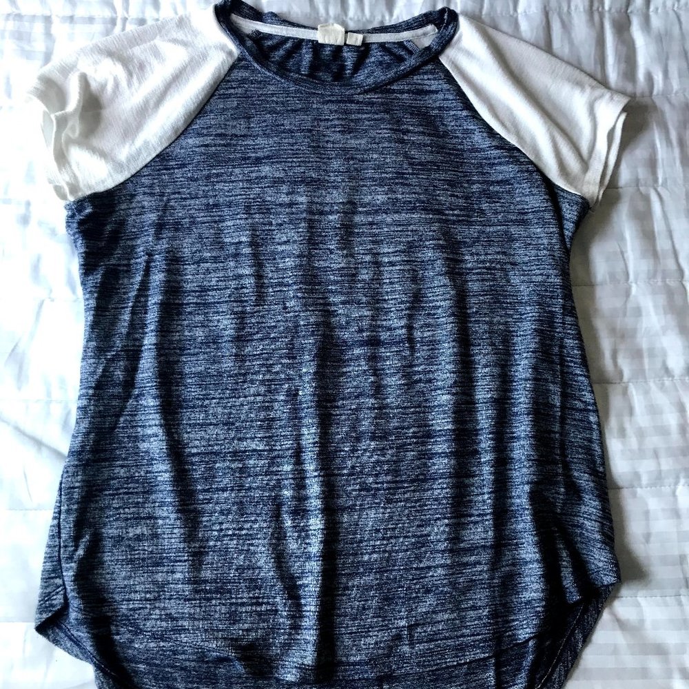GAP Factory Softspun Contrast Raglan T